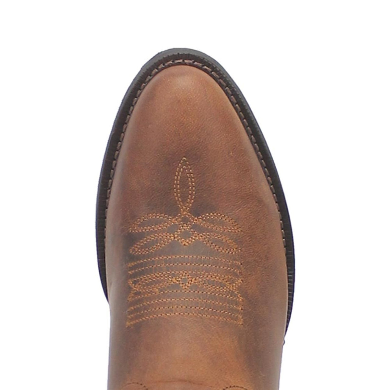 Laredo Birchwood Tan Leather Round Toe Boots for Men - 8D