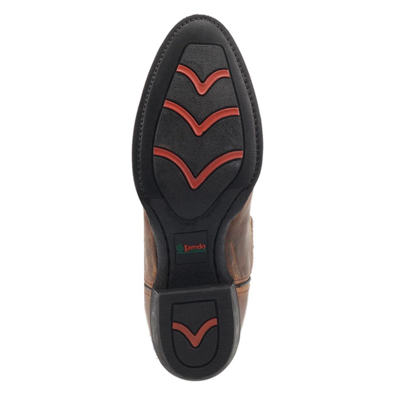 Laredo Birchwood Tan Leather Round Toe Boots for Men - 8D