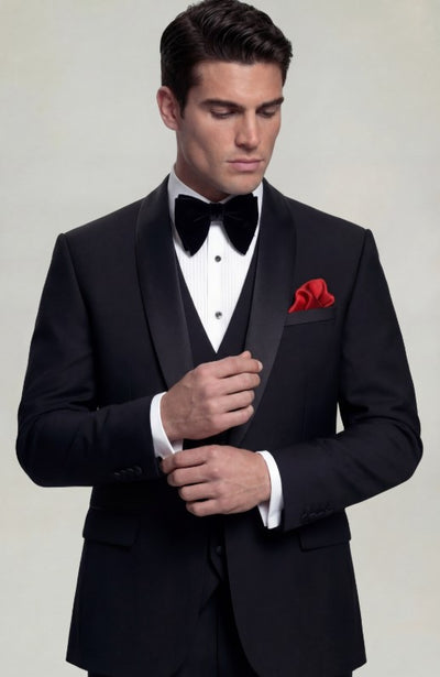 Classic Black Tuxedo – 3 Piece