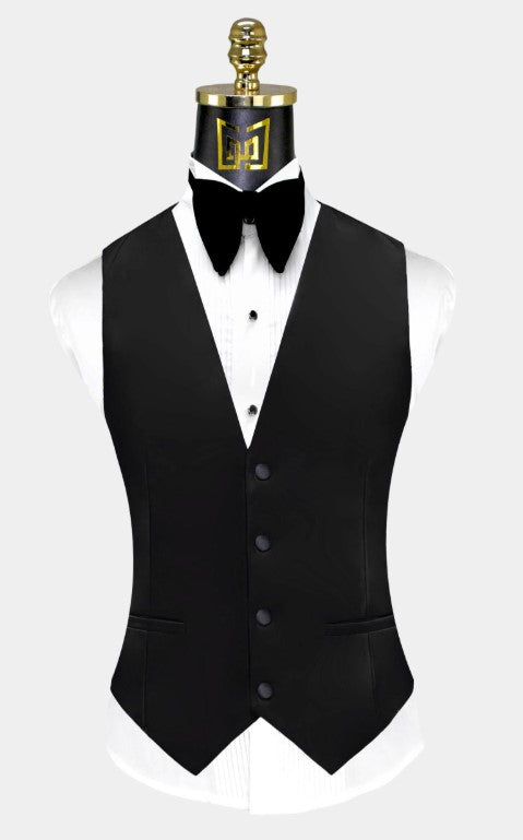 Classic Black Tuxedo – 3 Piece - 34 Short or Extra Small