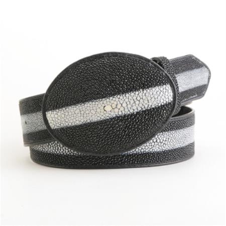 Black Stingray Rowstone Belt - One Size