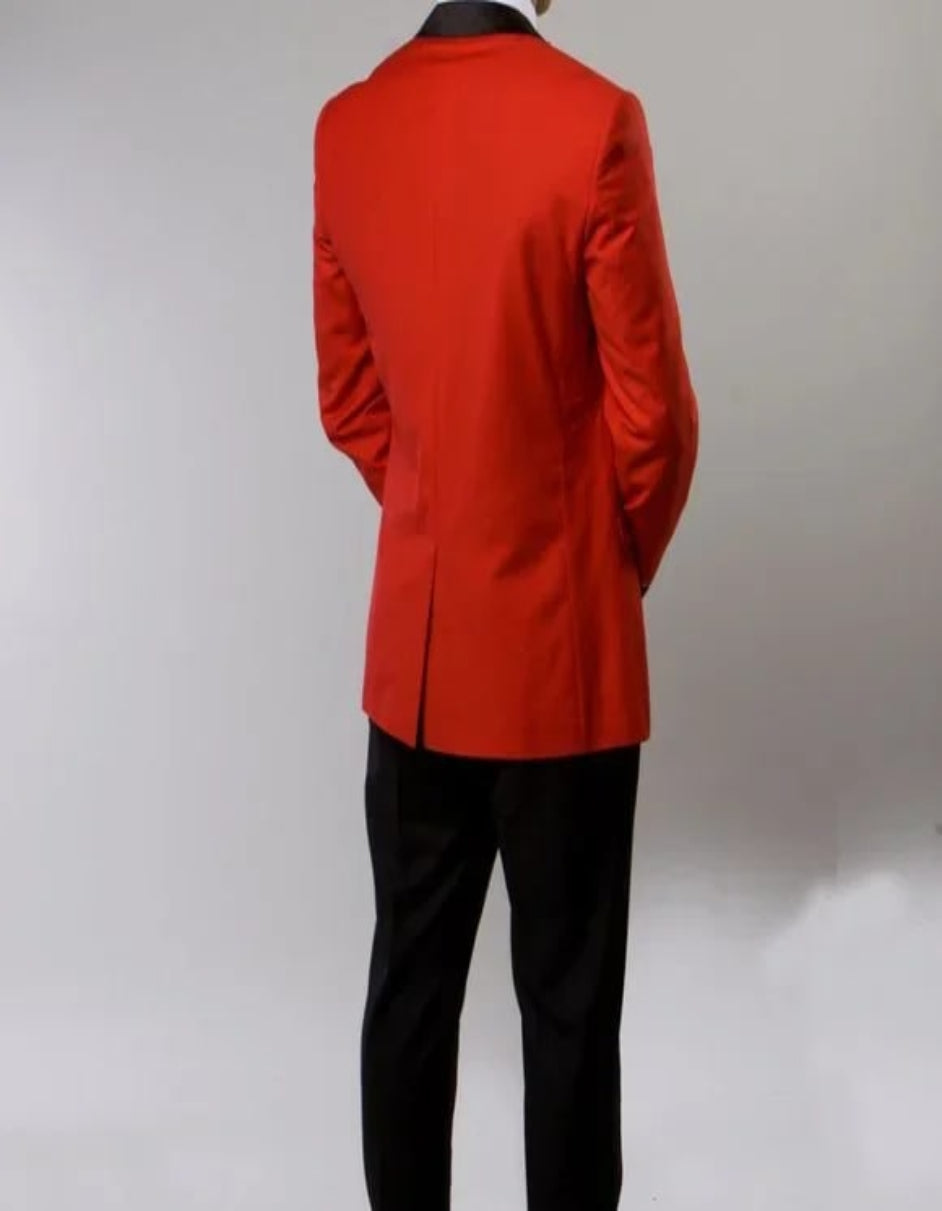 Bryan Michaels Slim Fit 3-PC Tuxedo, Black - 38 Short Jacket+32 Waist Adjustable 28to34)(Height: 5 4 to5 7 )(Neck  15-16.5)S-M)