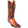 Los Altos Boots - Mens Dress Cowboy Boot - Low Priced  Faded Cognac Caiman Snip Toe Cowboy Boot- in Cognac