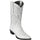 Los Altos Boots - Mens Dress Cowboy Boot - Low Priced  White Crocodile Boots- in White-New Designer Collection