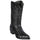 Los Altos Boots - Mens Dress Cowboy Boot - Low Priced Black Caiman Tail Cowboy Boots- in   Black