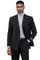 Cheap Priced Suit - Men's Designer Stacy Adams Classic Double Breasted Black Suit