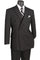Cheap Priced Suit  - Mens Classic Double Breasted Poplin Black Suit