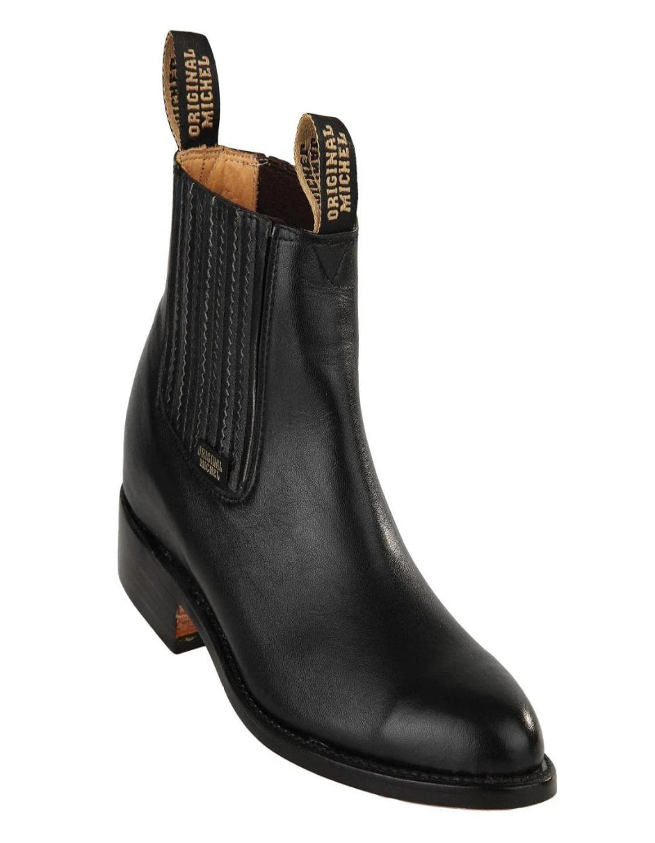 Original Michel Deer Black Ankle Boots - 6 Standard / D / Medium