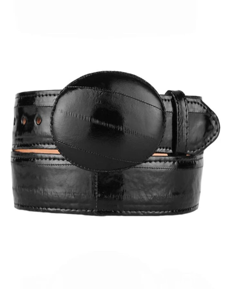 Eel Black Cowboy Belt - One Size