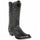 Los Altos Boots - Mens Dress Cowboy Boot - Low Priced Black Caiman Tail Snip Toe Cowboy Boot- in  Black