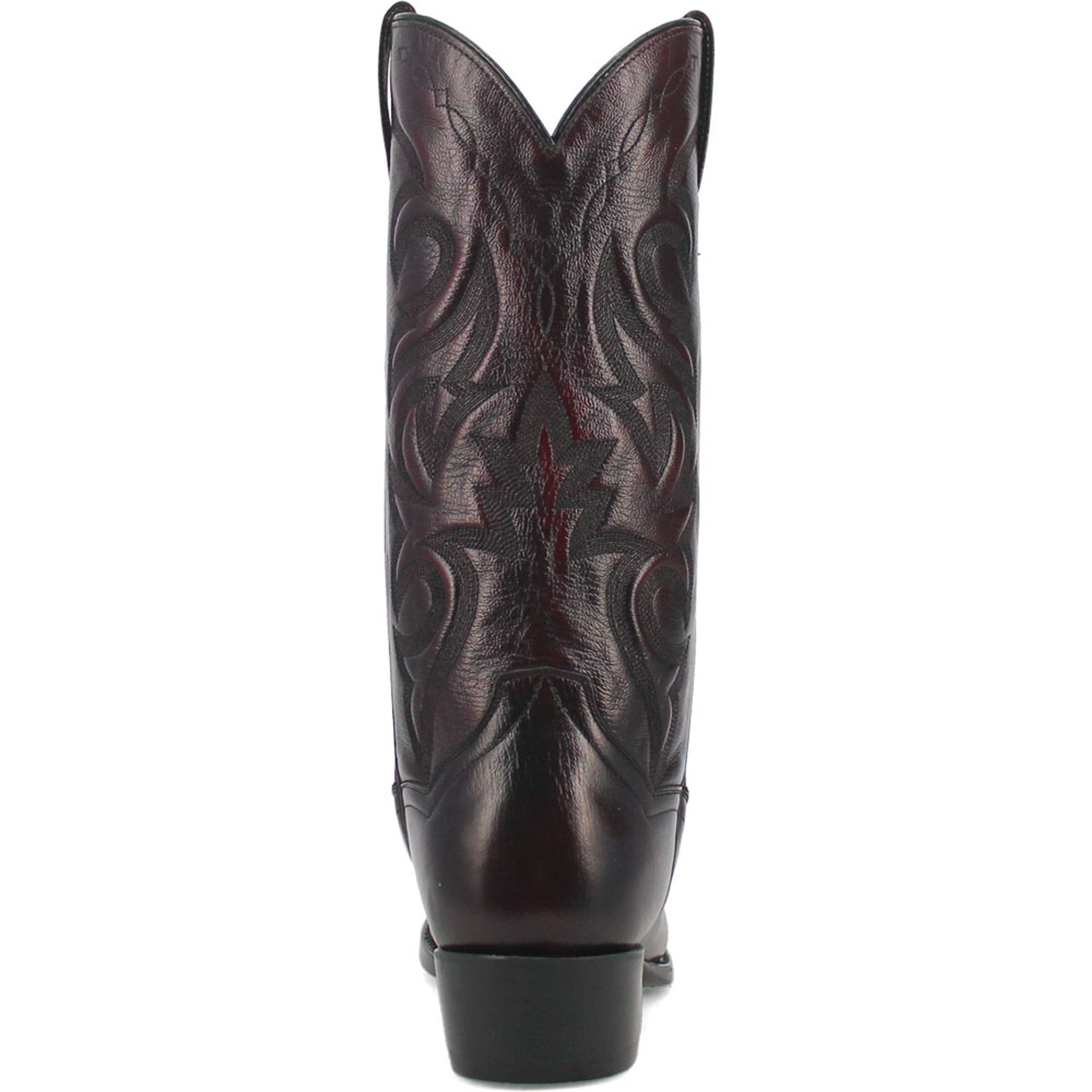 Dan Post Mens Milwaukee 13 Round Toe Cherry Black Cowboy Boot - 6.5D