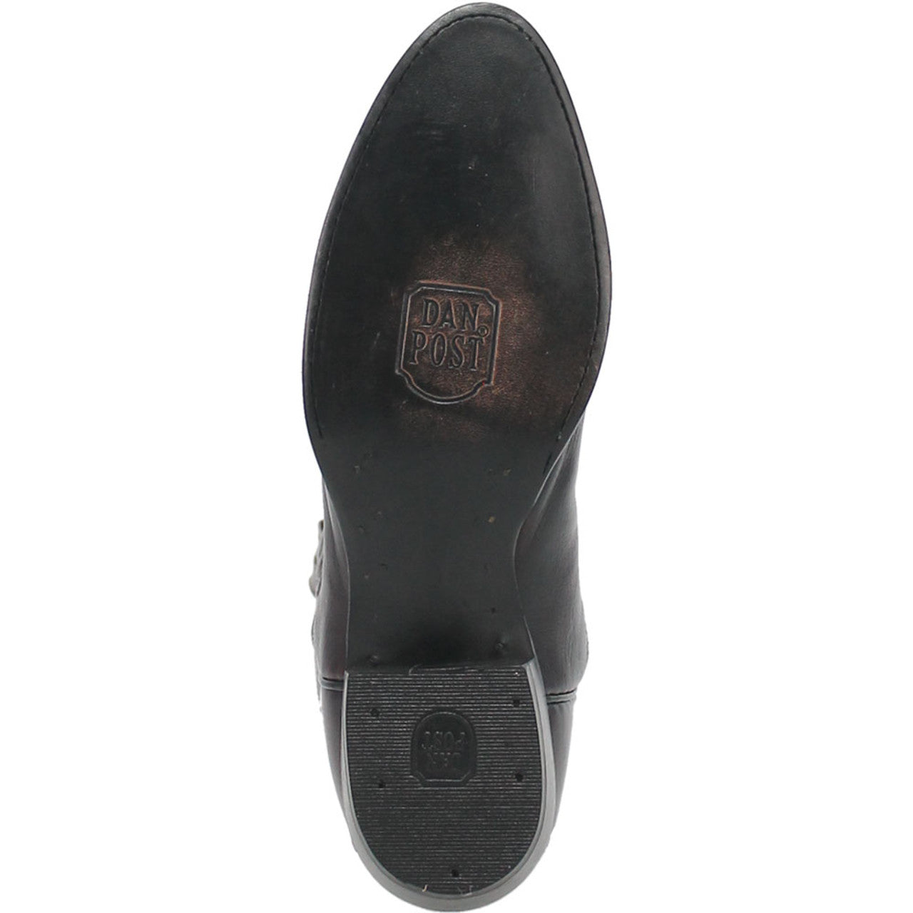 Dan Post Mens Milwaukee 13 Round Toe Cherry Black Cowboy Boot - 6.5D