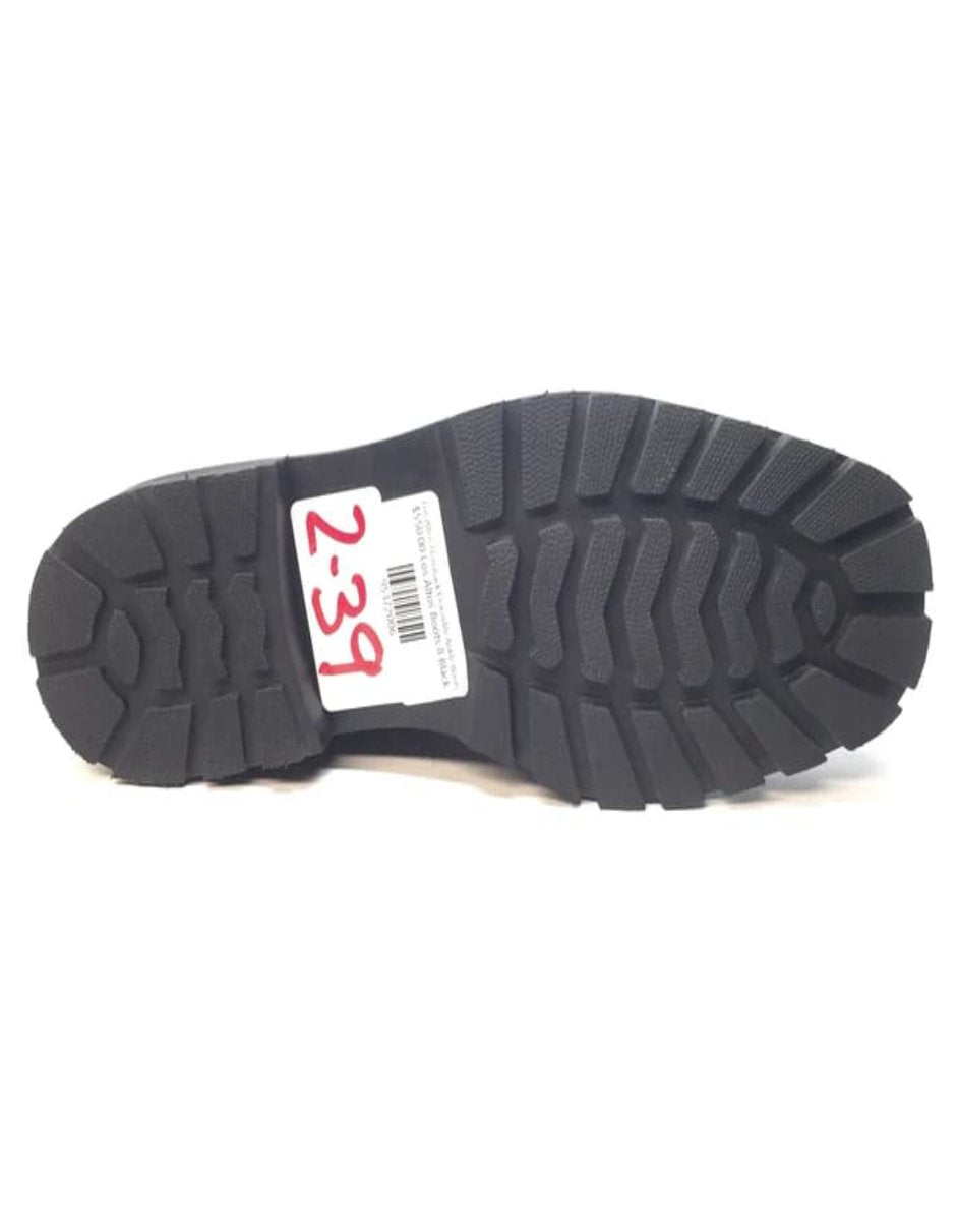 Los Altos Black Hornback Crocodile Ankle Boots - 8