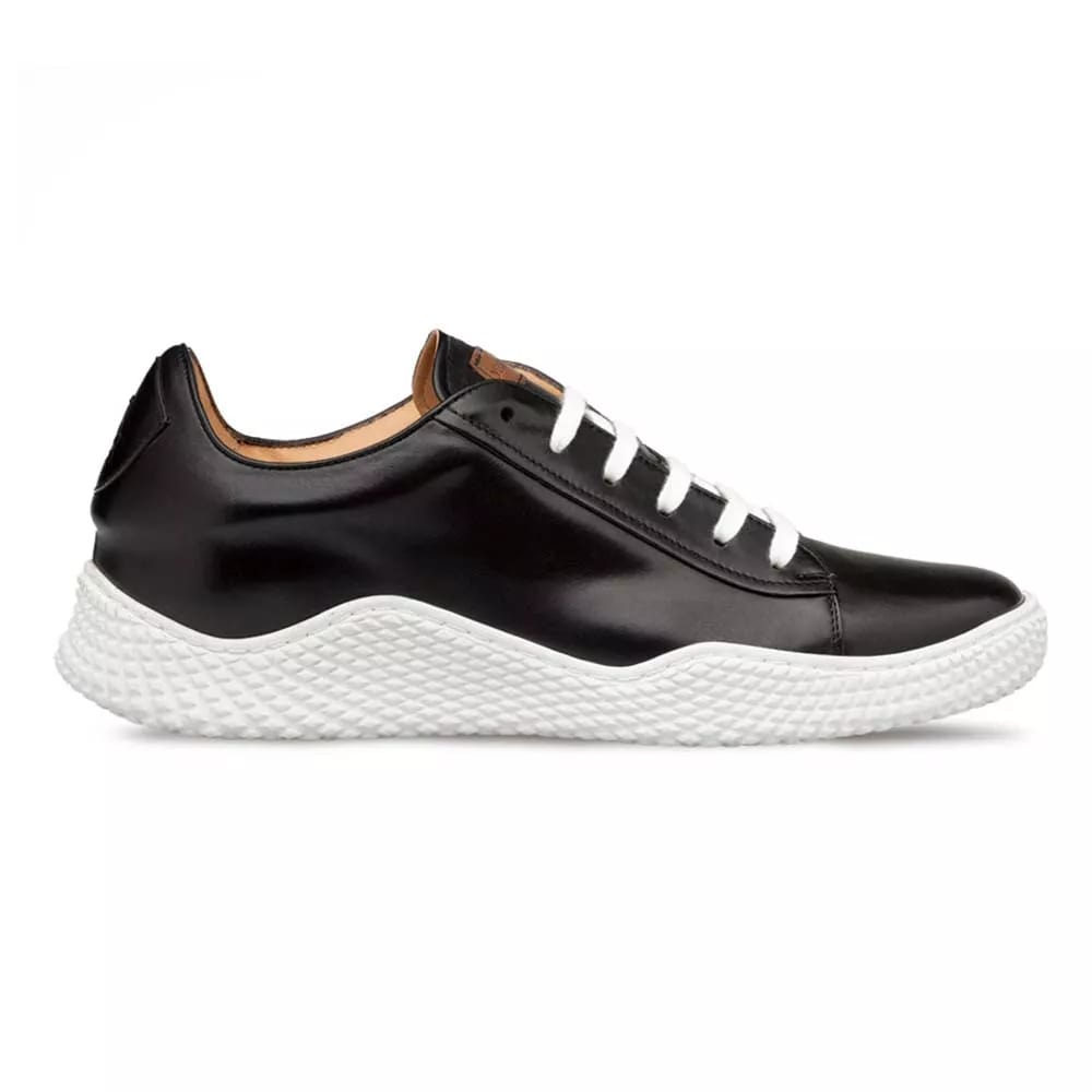 Mezlan Men’s Black Leather Sneakers - 8