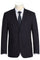 Cheap priced Suit  - Mens Two Button Slim Fit Two Piece Suit In Black & Magenta Mini Check