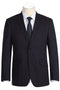Cheap priced Suit  - Mens Two Button Slim Fit Two Piece Suit In Black & Magenta Mini Check