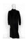 men's Duster Maxi Coat Black 4 Buttons Full Length Coat
