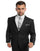 Missionary Mormon Quality Suit -  Business Button Style in Color Black