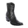 Los Altos Black Ostrich Low Shaft European Square Toe Mens Boot