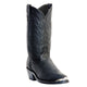 Laredo East Bound Black Pig Skin Leather Boots