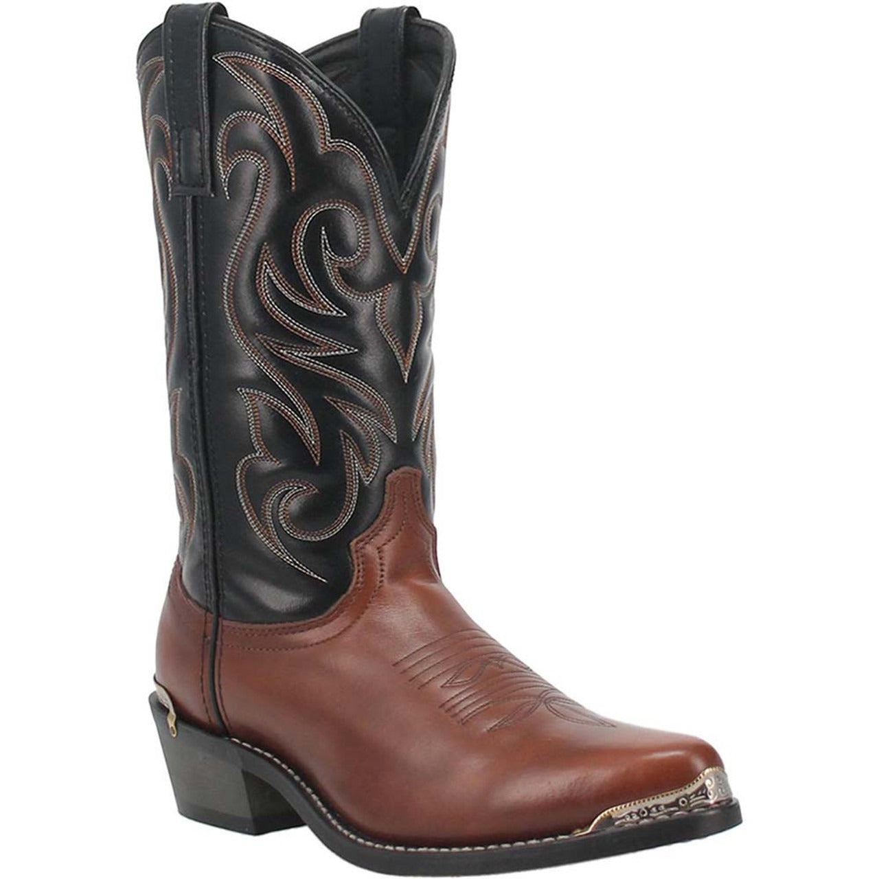 Laredo Peanut & Black Randed Men's Western Boots - 8D