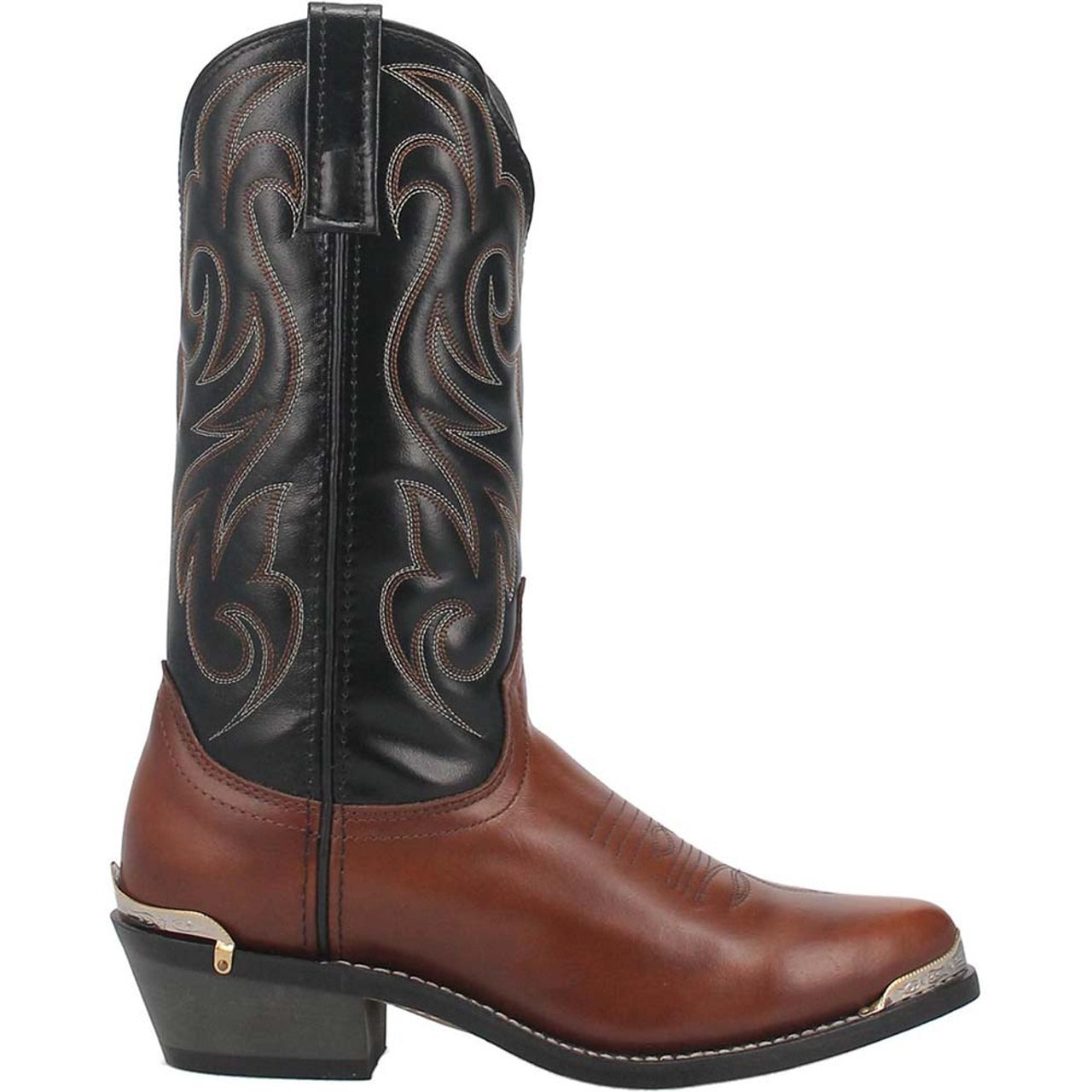 Laredo Peanut & Black Randed Men's Western Boots - 8D