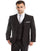 Missionary Mormon Quality Suit - -  Business Slim Fit Style in Color Black