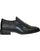 Mens Plain Pointy Square Toe Dress Black Loafer