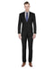 Manchester Tailored Suits - Slim Fit Black Suits - 2 Button Tapered Europian Cut Suits