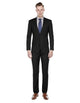 Manchester Tailored Suits - Slim Fit Black Suits - 2 Button Tapered Europian Cut Suits