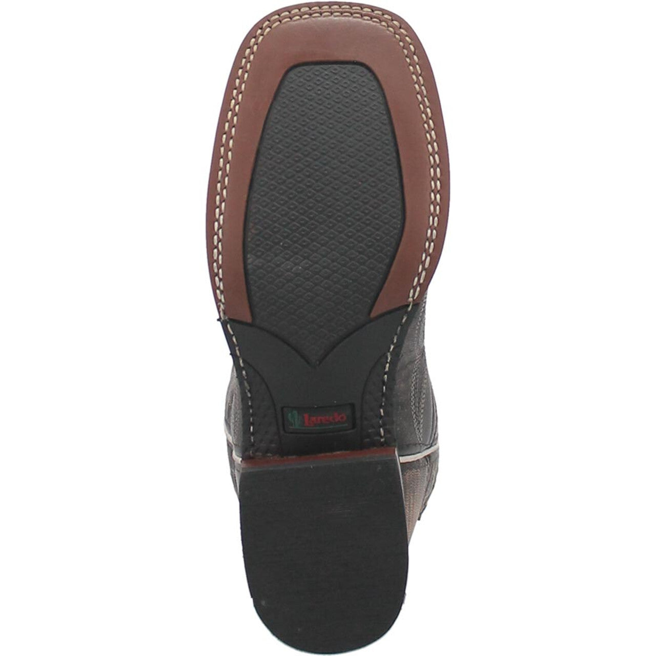 Laredo Spellbound Black Tan Broad Square Toe Women Boots - 6M