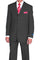 Cheap Priced Suit- Mens 3 Button Classic Fit Poplin Black Suit