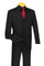 Cheap Priced Suit- Mens Classic 3 Button Regular Fit Black Suit
