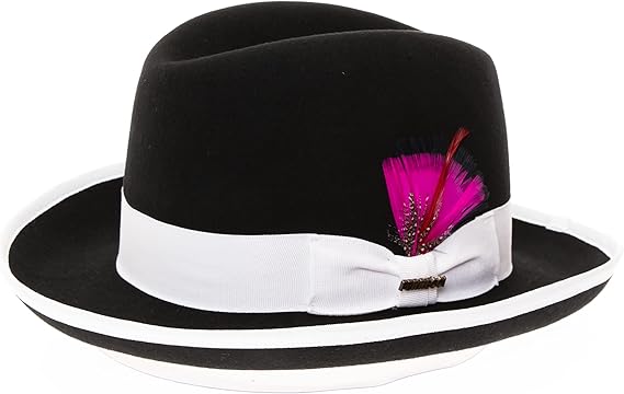 Premium Godfather Hat - Homburg Hat - Men's Homburg - Small
