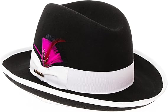 Premium Godfather Hat - Homburg Hat - Men's Homburg - Small