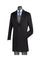 Wool & Cashmere Regular Fit Black Top Coat