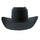 Brick Crown Cowboy Hat Black