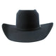 Brick Crown Cowboy Hat Black