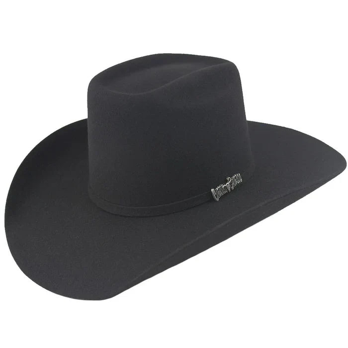 Brick Crown Cowboy Hat Black - S