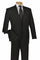 Cheap Priced Suit- Mens Modern Fit Two Button Poplin Black Suit