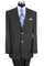 Cheap Priced Suit - Mens Basic 2 Button Wool Feel - Designer Brand Modern Fit Black Suit
