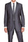 Cheap priced Suit -Mens 2 Button Slim Fit Peak Lapel Shiny Sharkskin Black Suit