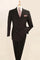 Cheap Priced Suit  - Mens Classic Double Breasted Luxury Wool Feel - Designer Brand Black Suit