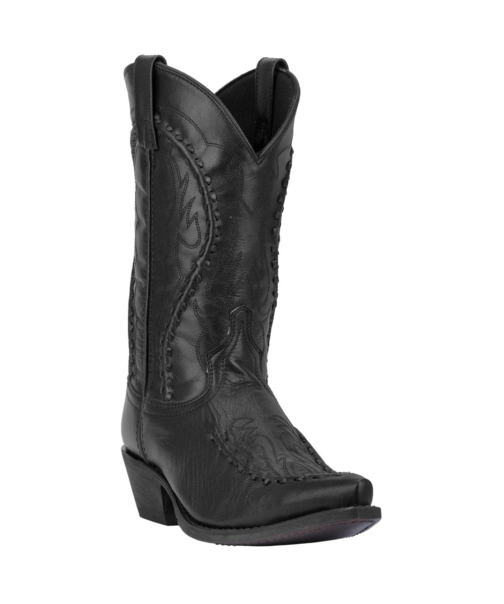 Laredo Men's Laramie Black Leather Boot - 7.5D