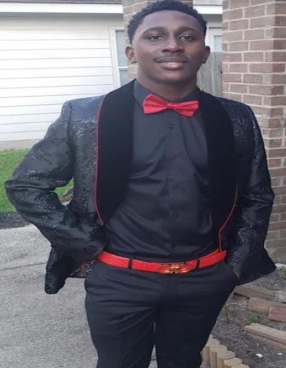 All black suit with red bow tie fashion prom