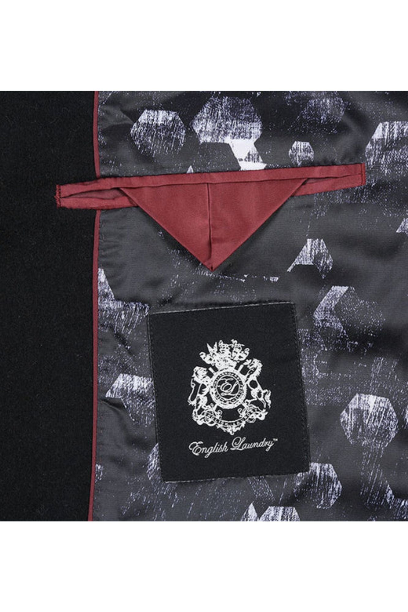 Black Fall/Winter Essential Slim Fit Overcoat Wool Blend - Coat Size 38