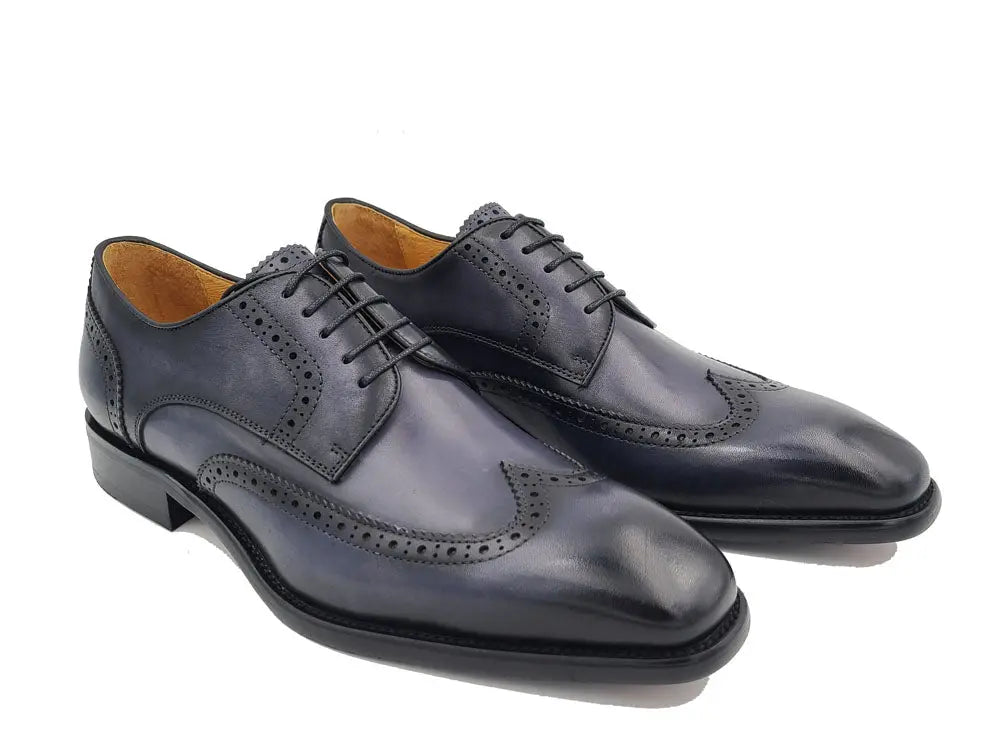 Carrucci Blucher Style Wingtip Derby - 9