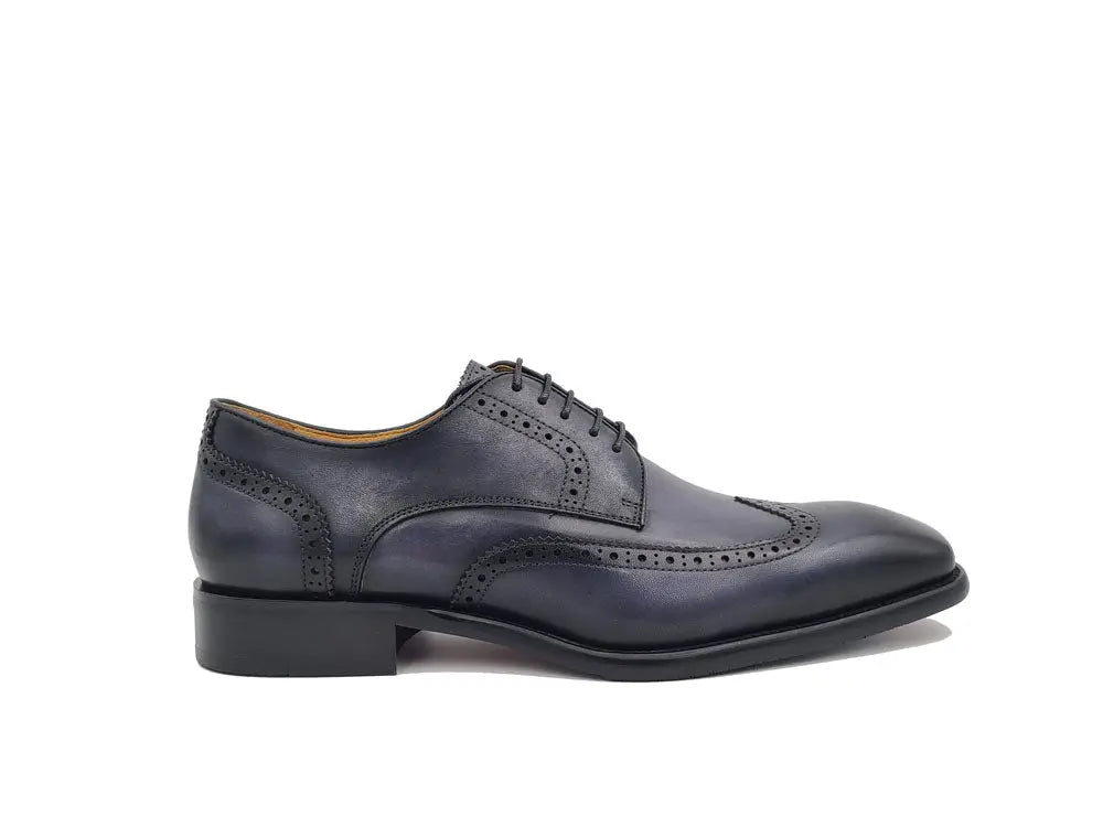 Carrucci Blucher Style Wingtip Derby - 9