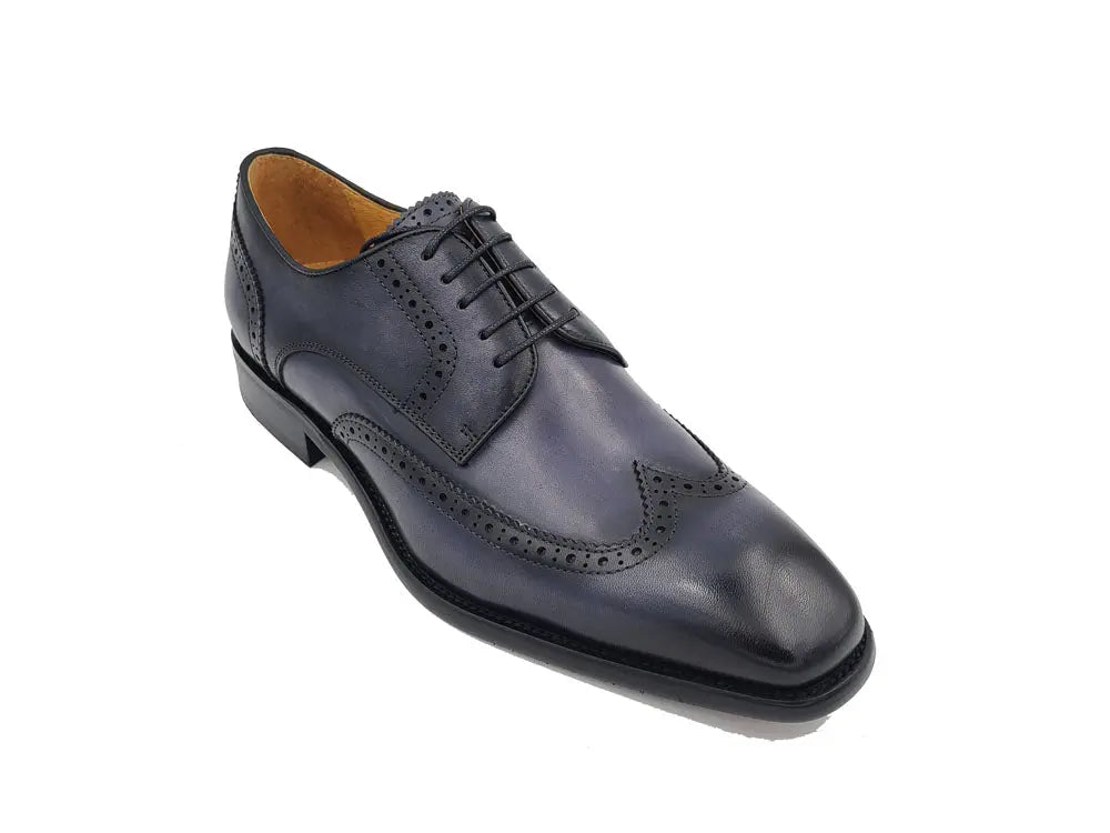 Carrucci Blucher Style Wingtip Derby - 9