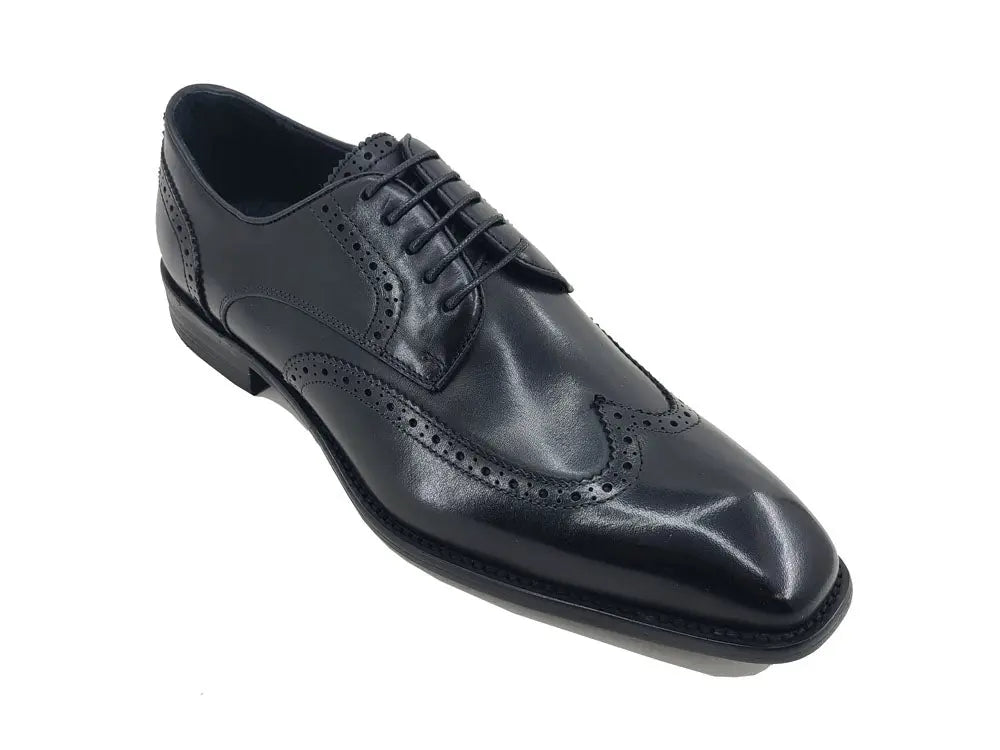 Carrucci Blucher Style Wingtip Derby - 9